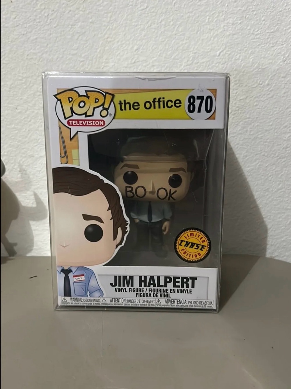 Funko Pop! The Office Jim Halpert #870 Vinyl Figure - White, Yellow, Black